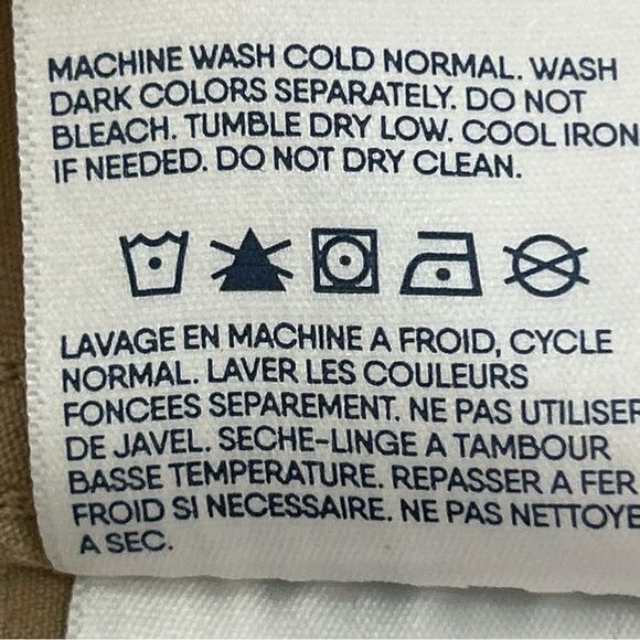 Lands End Khaki Pants Women’s 22W Flat Front Pockets - Picture 9 of 9